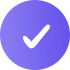 A purple circle with a white checkmark in the center, symbolizing the assurance of working with the best marketing agency in India. A purple circle with a white checkmark in the center, symbolizing the assurance of working with the best marketing agency in India.